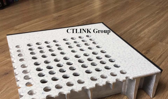 Sàn nâng kỹ htuật nhôm đúc đục lỗ thông gió